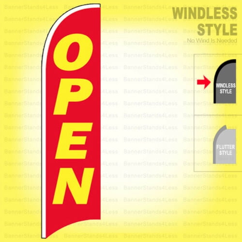 Windless Swooper Flag Feather Banner Sign 2.5x11.5 ft Tall Flag Only rb AUTO Repair Windless Swooper Flag Feather Banner Sign 2.5x11.5 ft Tall Flag Only rb AUTO Repair